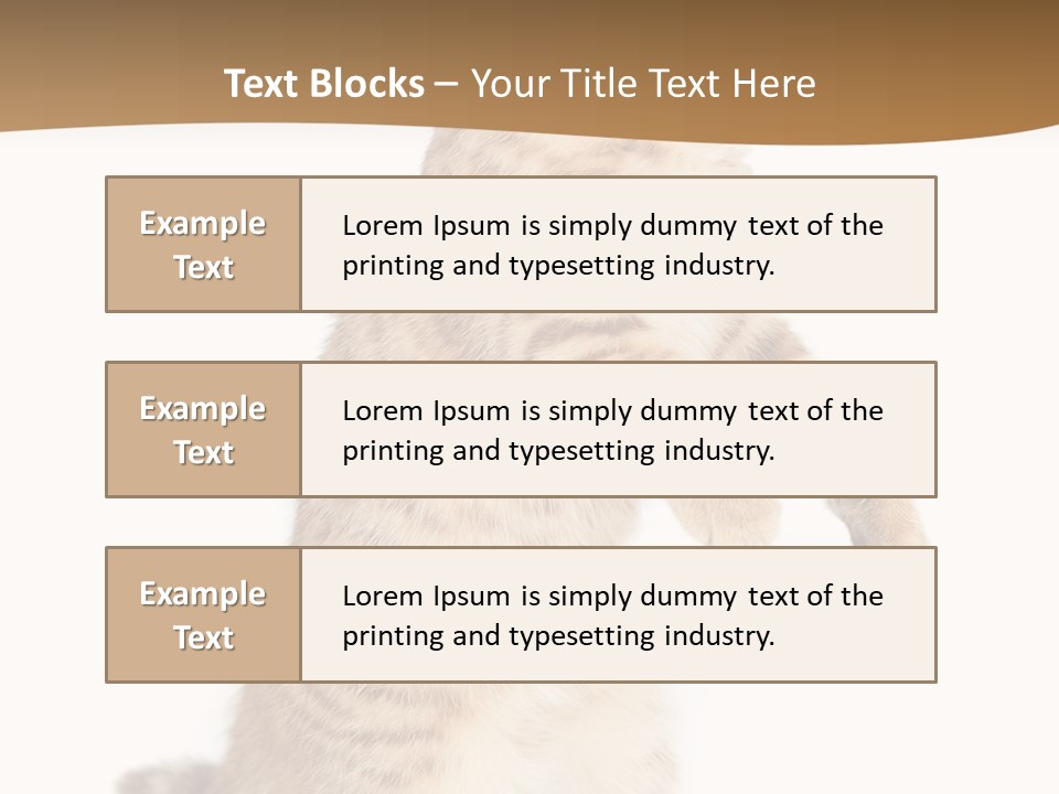 Carnivore Pet Looking PowerPoint Template