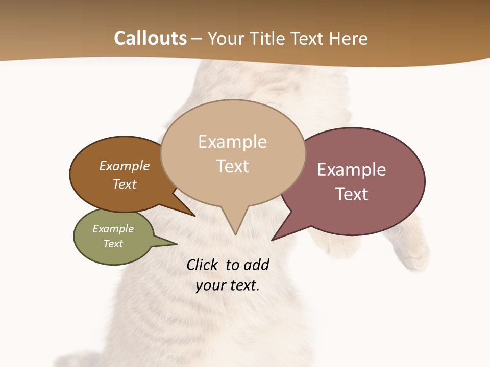 Carnivore Pet Looking PowerPoint Template