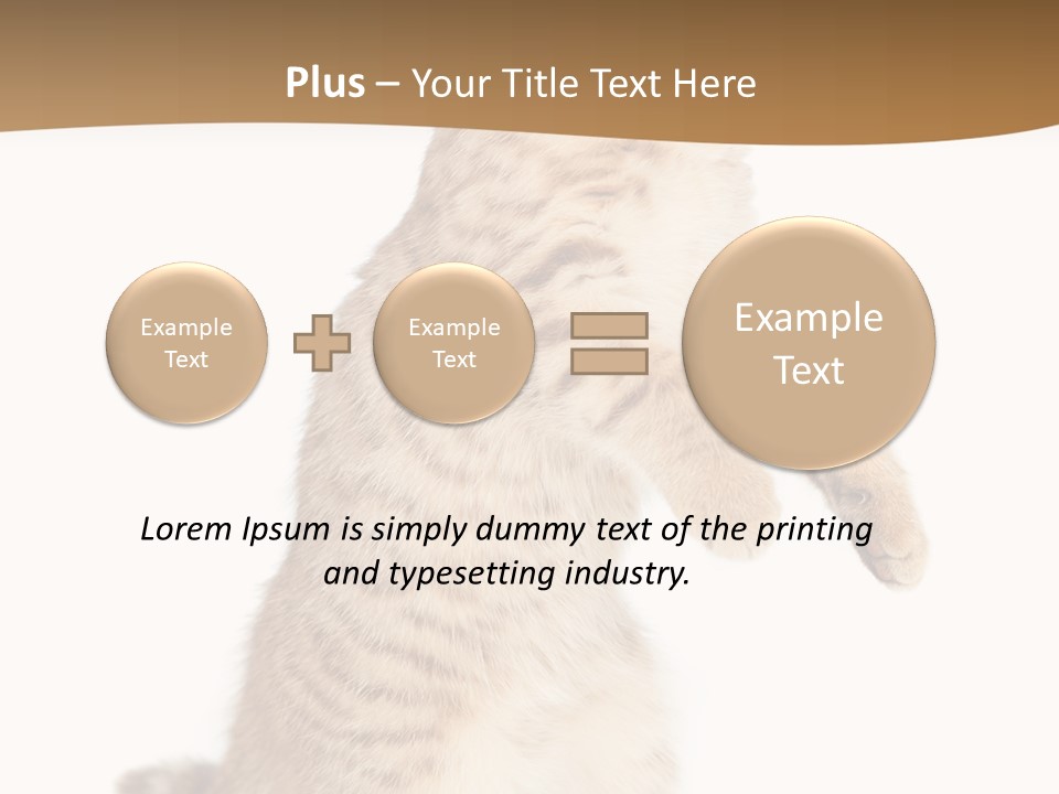 Carnivore Pet Looking PowerPoint Template