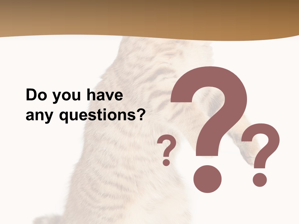 Carnivore Pet Looking PowerPoint Template