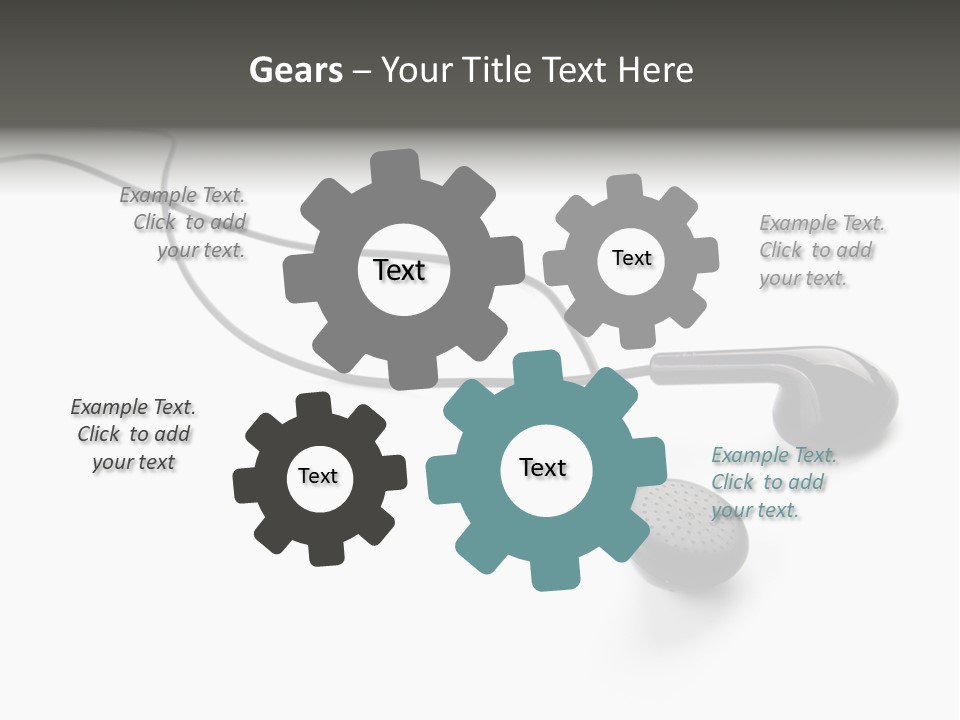 Two Background Cable PowerPoint Template