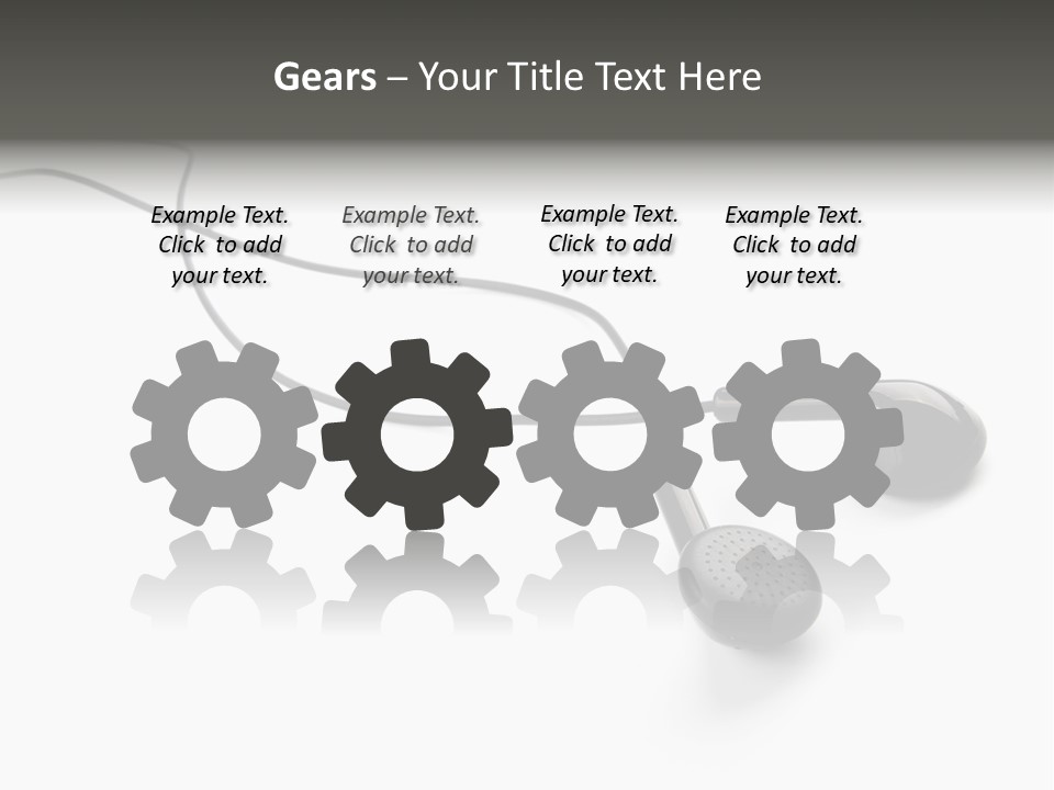 Two Background Cable PowerPoint Template