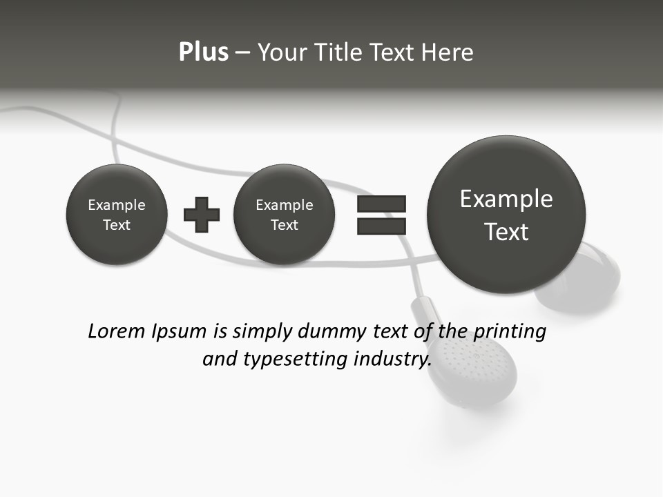 Two Background Cable PowerPoint Template