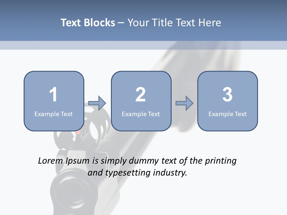 Trigger Optic Rifle PowerPoint Template