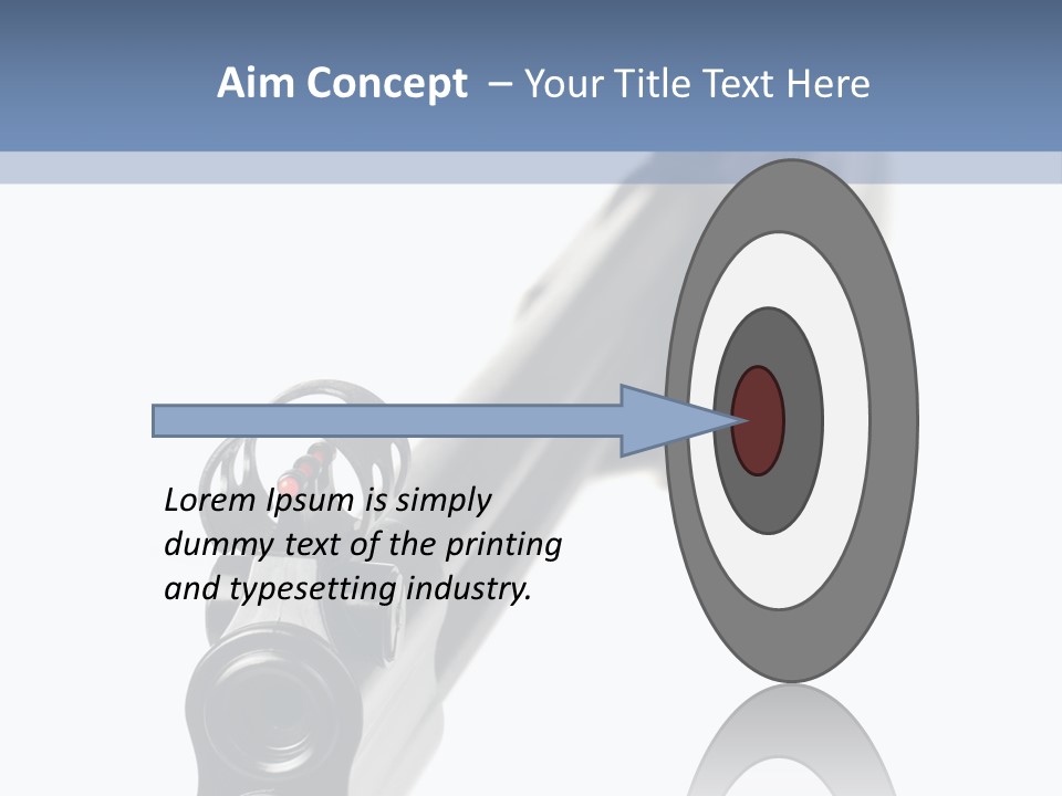 Trigger Optic Rifle PowerPoint Template