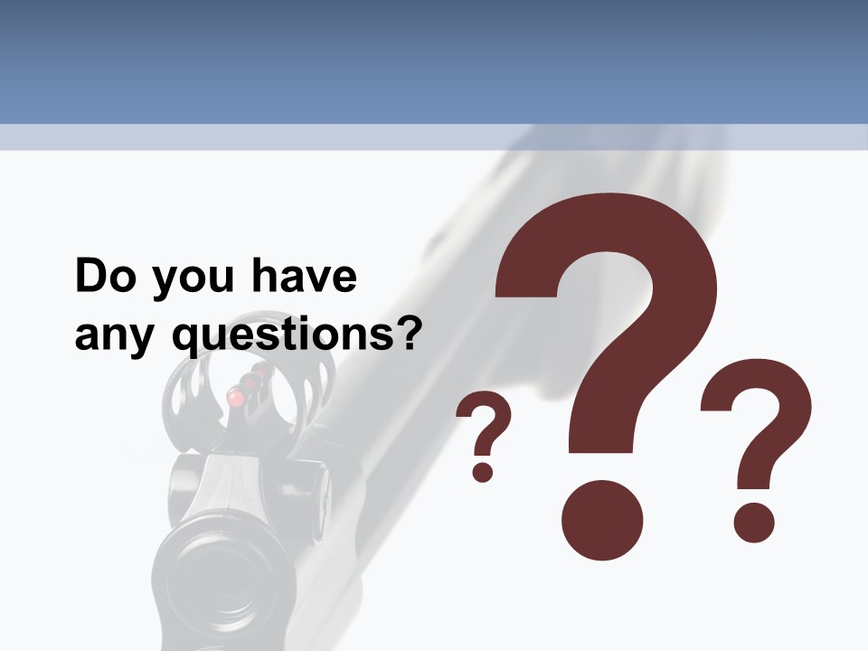 Trigger Optic Rifle PowerPoint Template