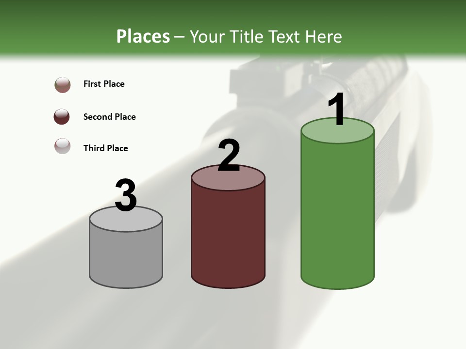 Gun Lens Wooden PowerPoint Template