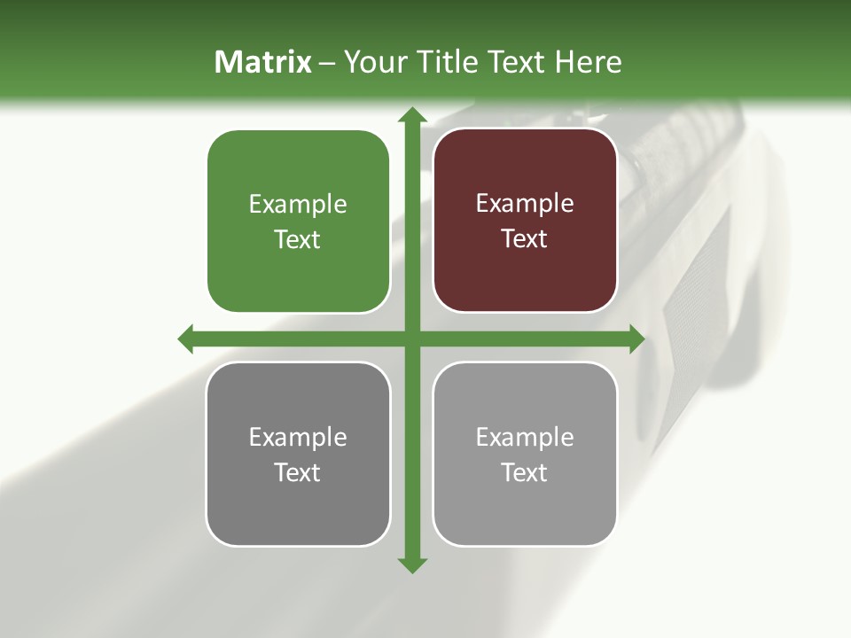 Gun Lens Wooden PowerPoint Template