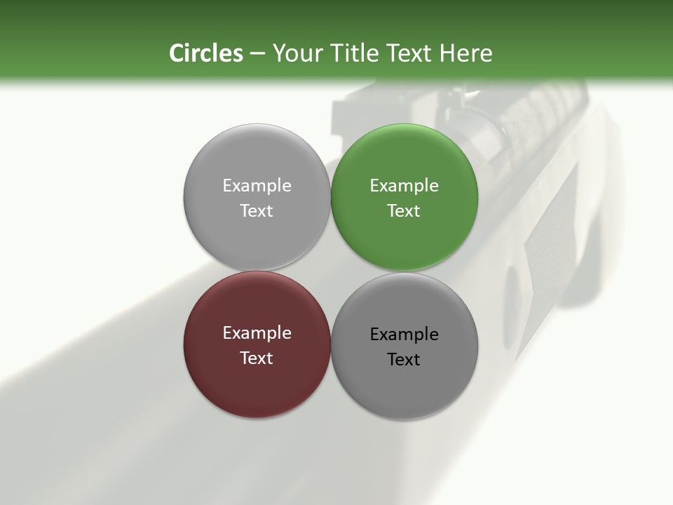 Gun Lens Wooden PowerPoint Template