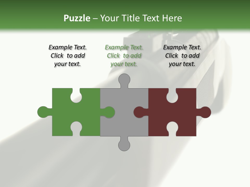 Gun Lens Wooden PowerPoint Template