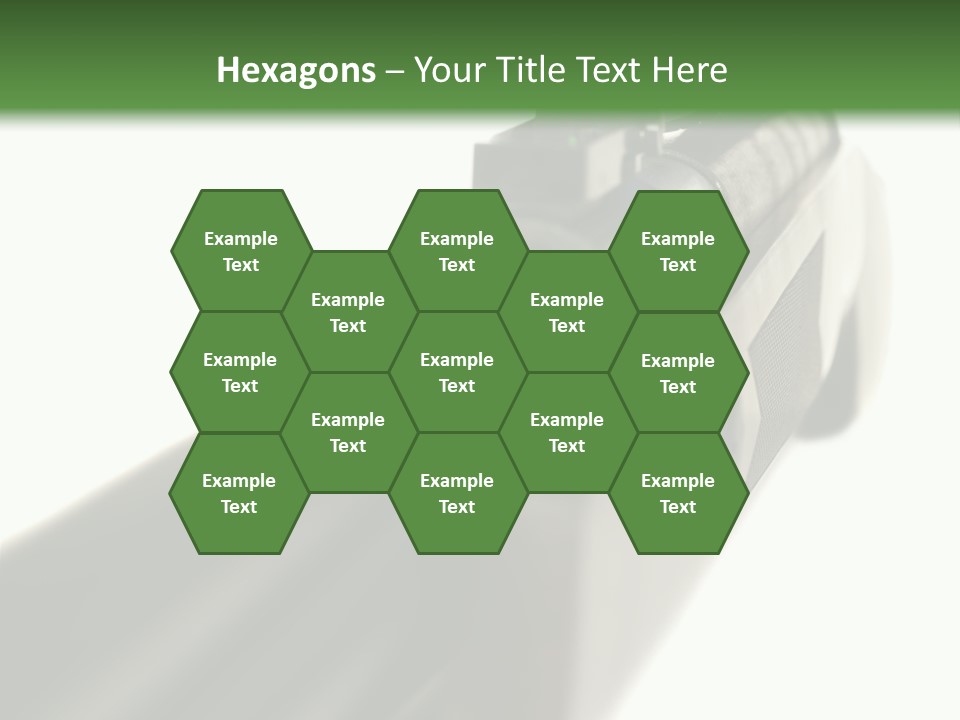 Gun Lens Wooden PowerPoint Template