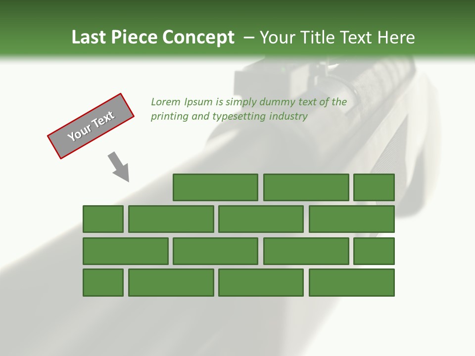 Gun Lens Wooden PowerPoint Template