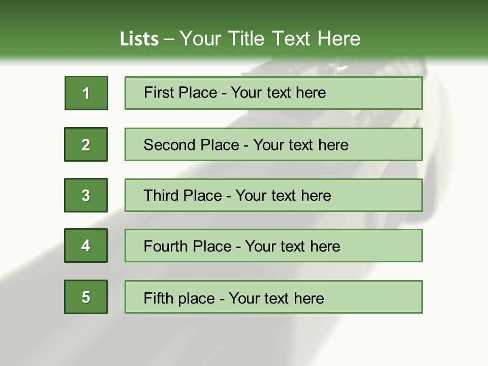 Gun Lens Wooden PowerPoint Template