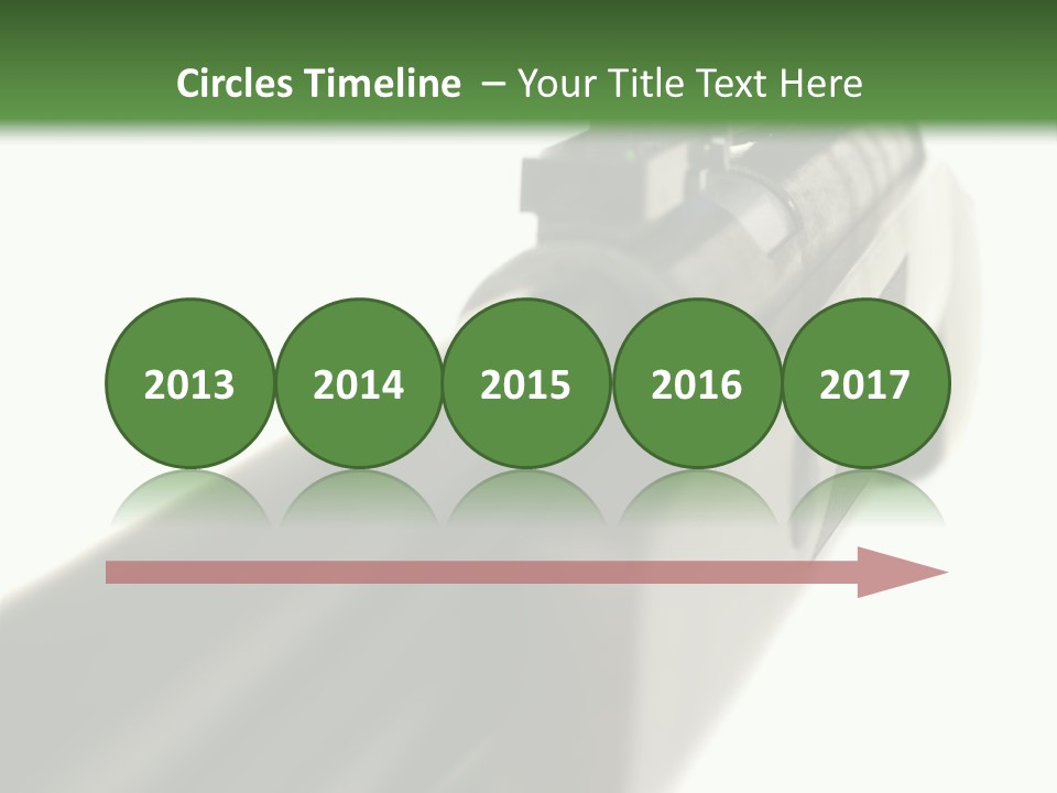 Gun Lens Wooden PowerPoint Template