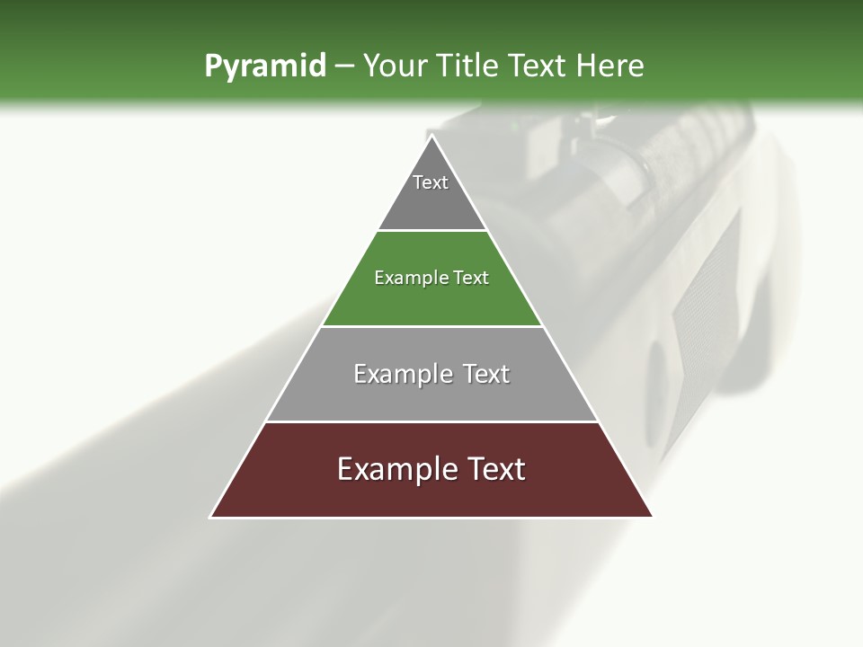 Gun Lens Wooden PowerPoint Template