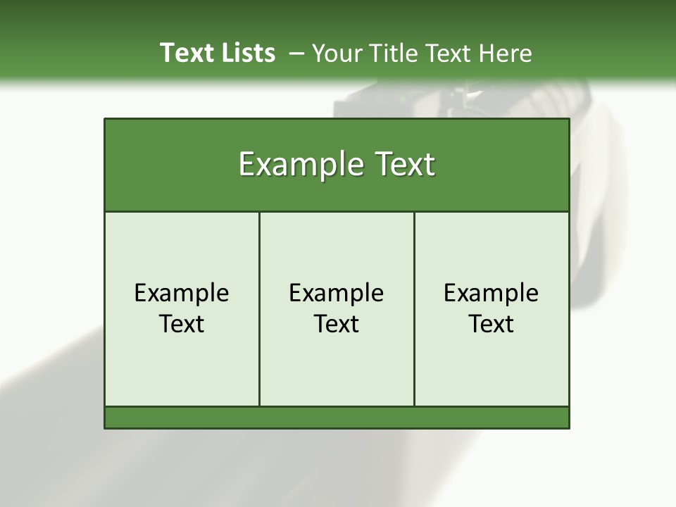 Gun Lens Wooden PowerPoint Template