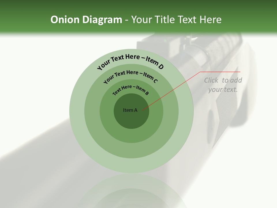 Gun Lens Wooden PowerPoint Template