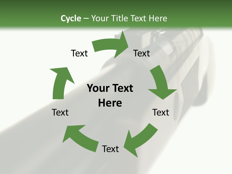 Gun Lens Wooden PowerPoint Template