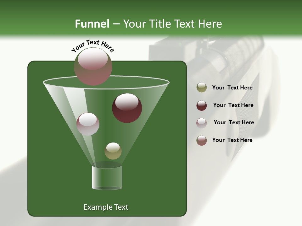 Gun Lens Wooden PowerPoint Template