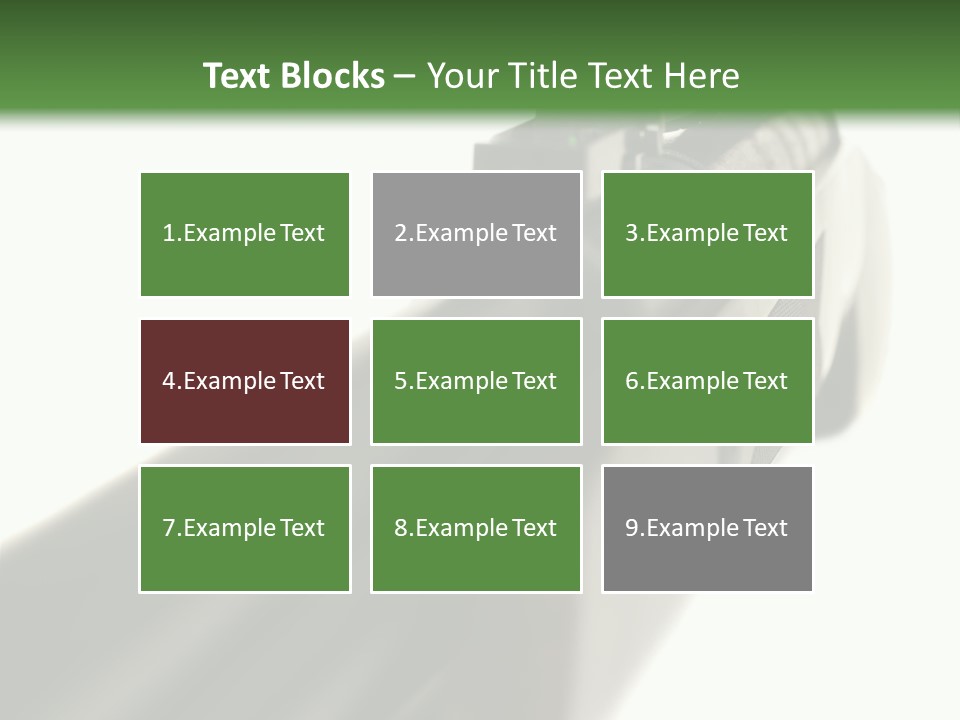 Gun Lens Wooden PowerPoint Template