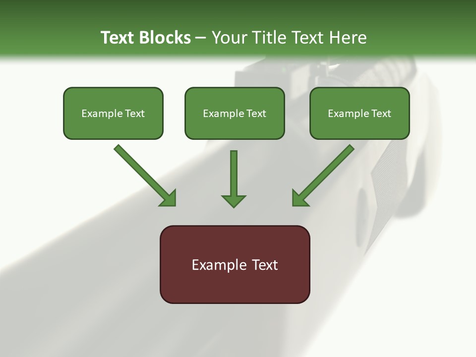 Gun Lens Wooden PowerPoint Template
