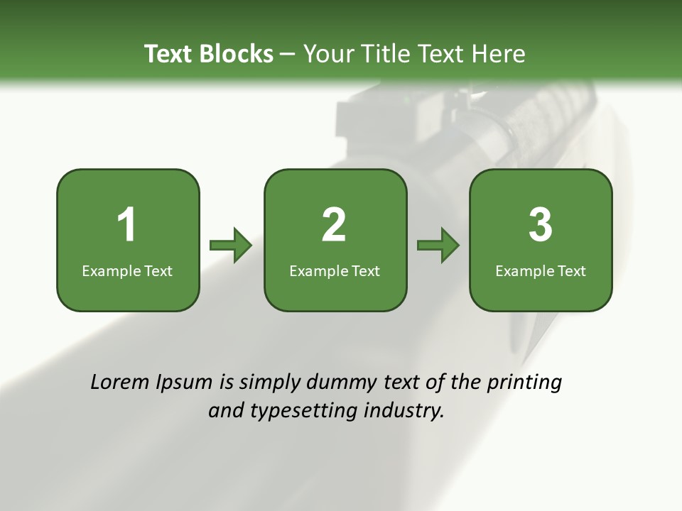 Gun Lens Wooden PowerPoint Template
