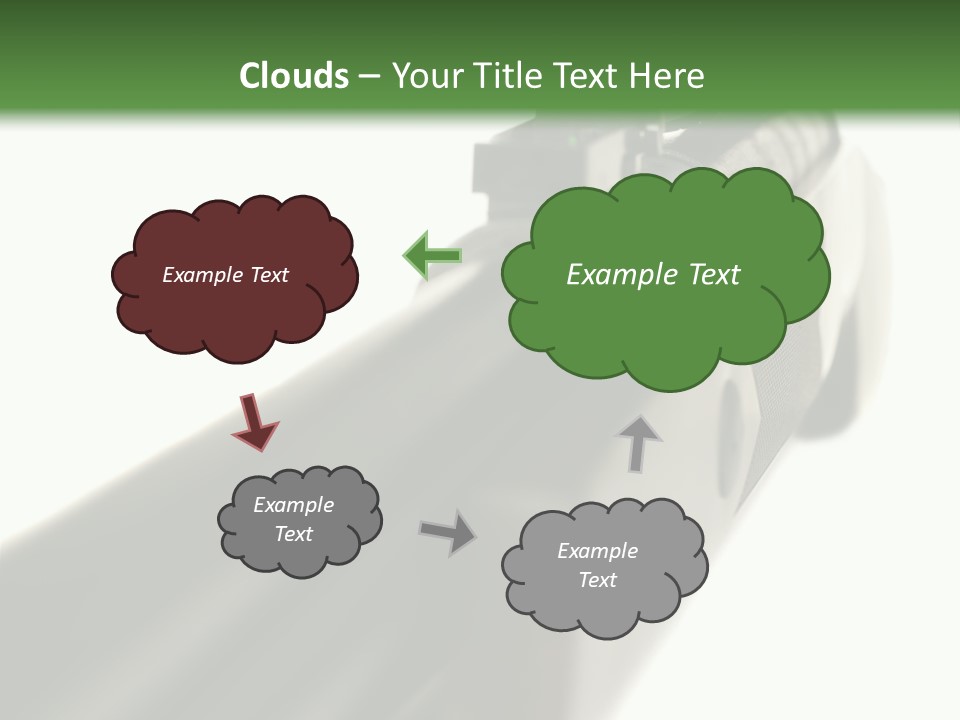 Gun Lens Wooden PowerPoint Template
