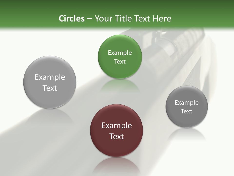 Gun Lens Wooden PowerPoint Template