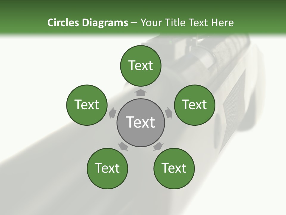 Gun Lens Wooden PowerPoint Template