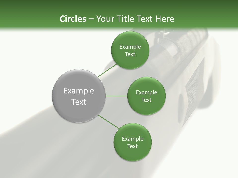 Gun Lens Wooden PowerPoint Template