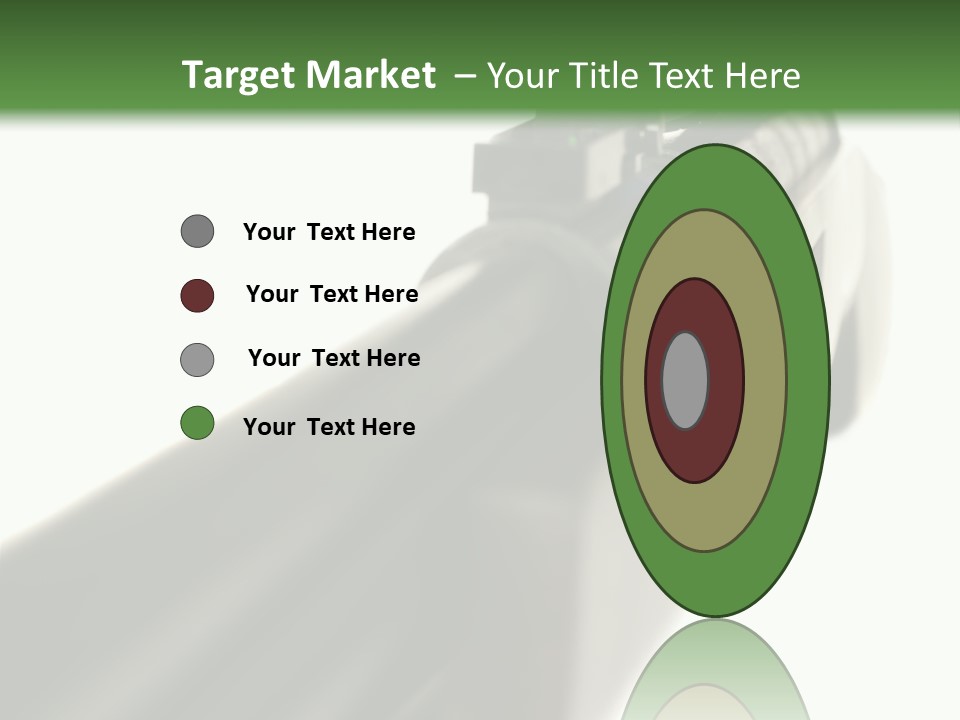 Gun Lens Wooden PowerPoint Template