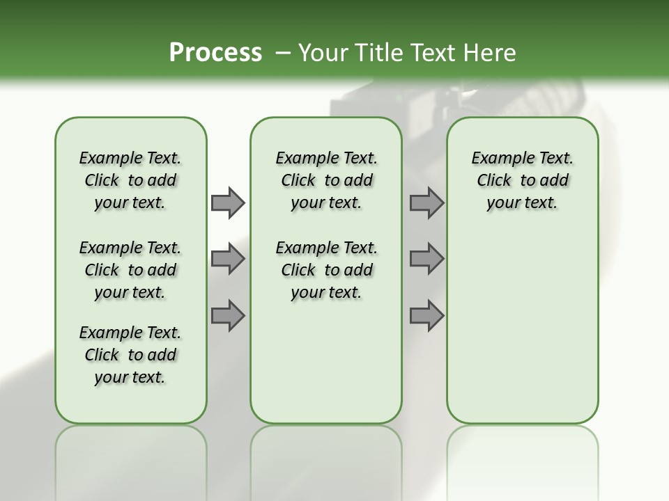 Gun Lens Wooden PowerPoint Template