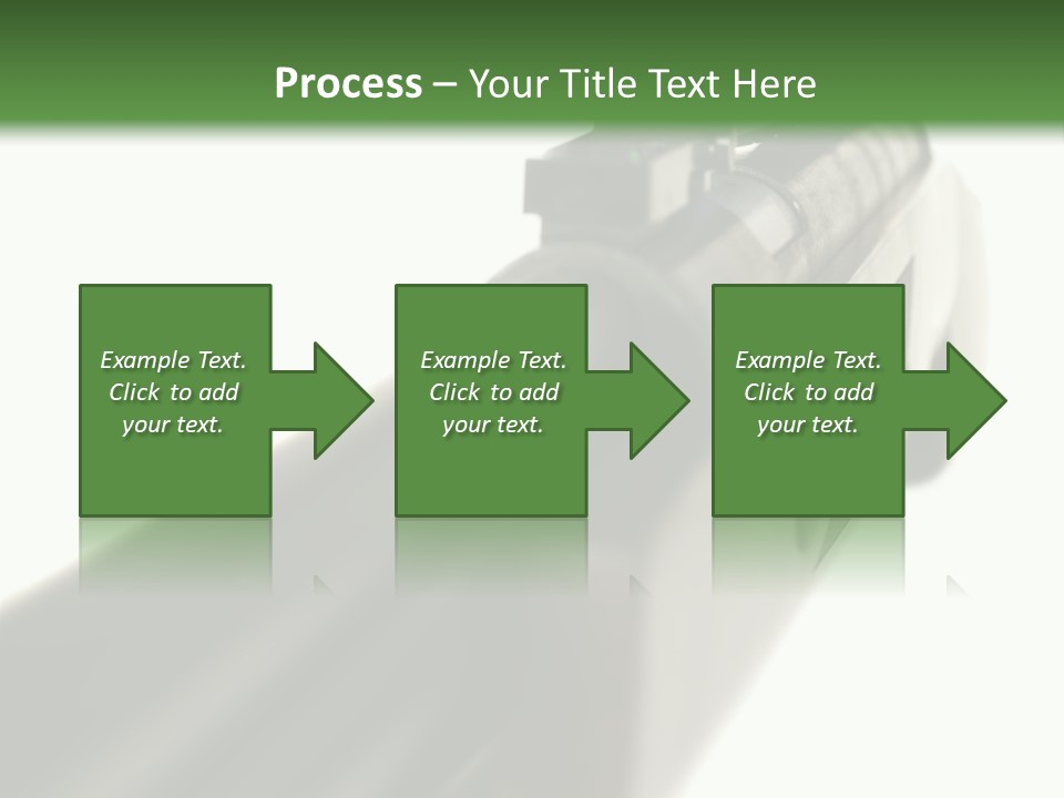 Gun Lens Wooden PowerPoint Template