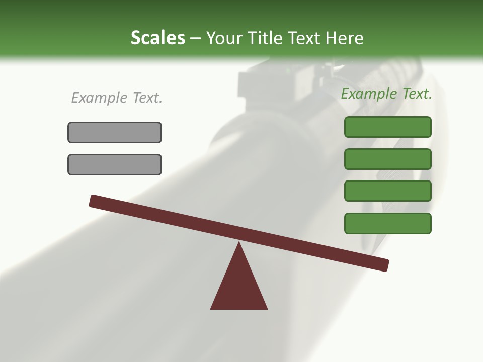 Gun Lens Wooden PowerPoint Template