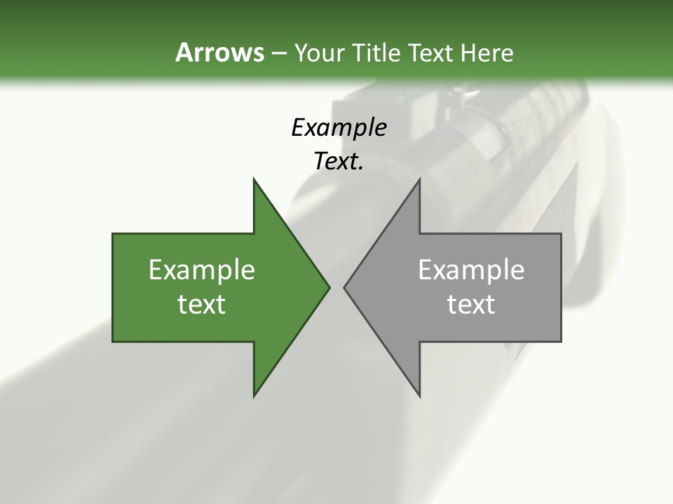 Gun Lens Wooden PowerPoint Template