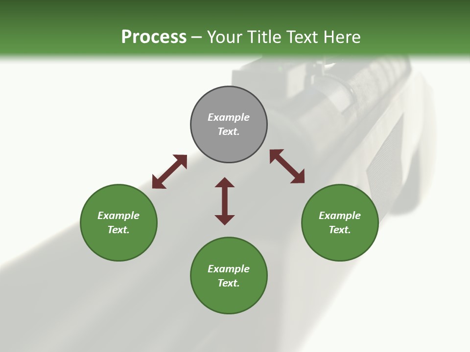 Gun Lens Wooden PowerPoint Template