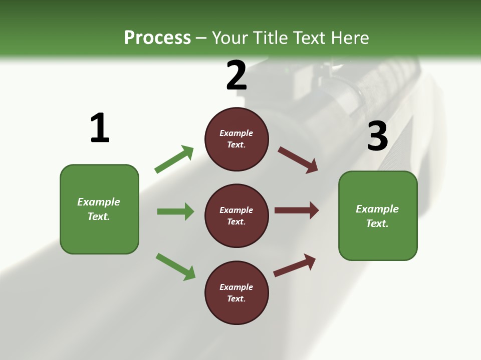 Gun Lens Wooden PowerPoint Template