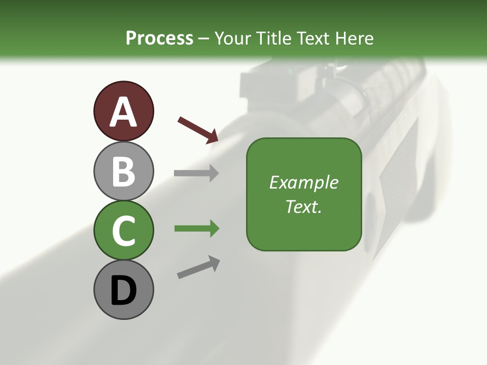 Gun Lens Wooden PowerPoint Template