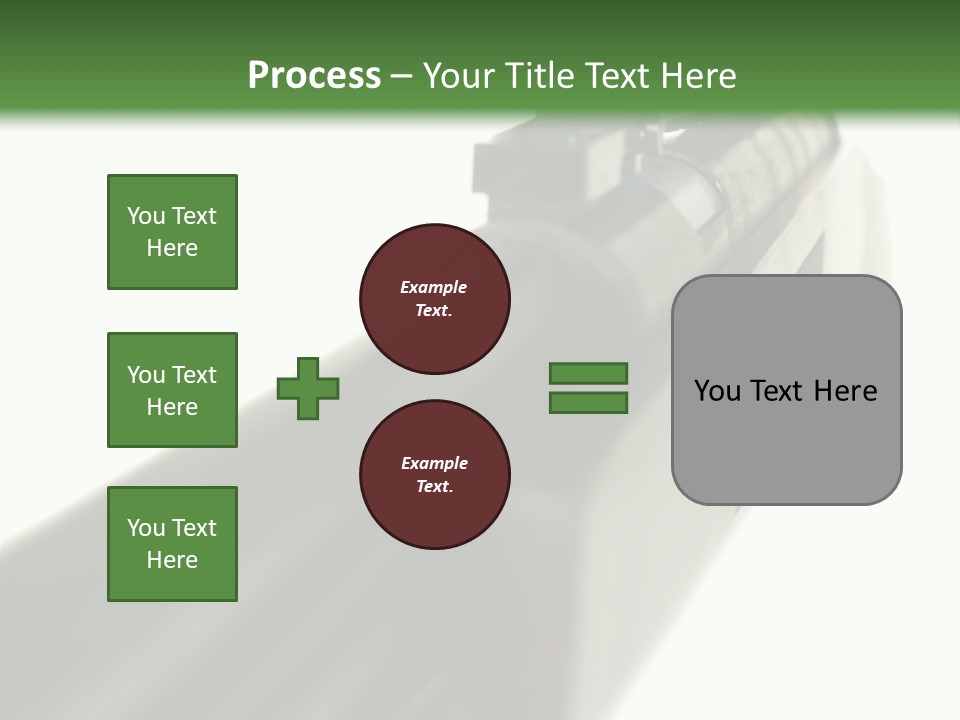 Gun Lens Wooden PowerPoint Template