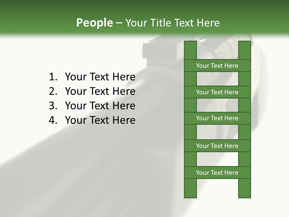 Gun Lens Wooden PowerPoint Template