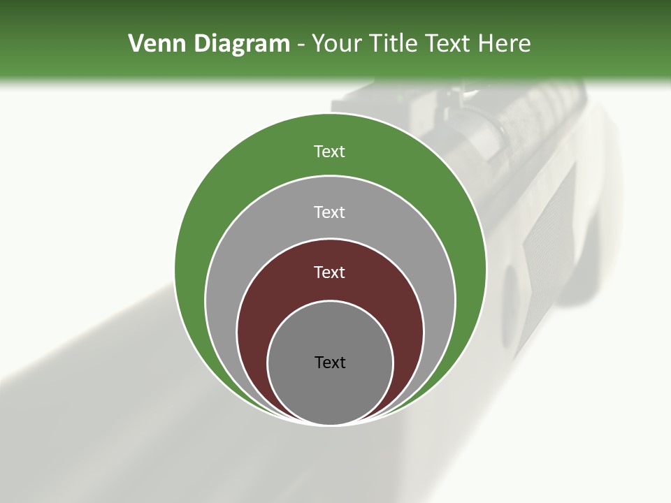 Gun Lens Wooden PowerPoint Template
