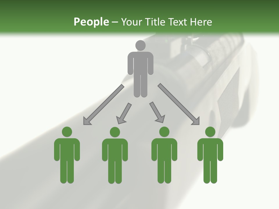 Gun Lens Wooden PowerPoint Template