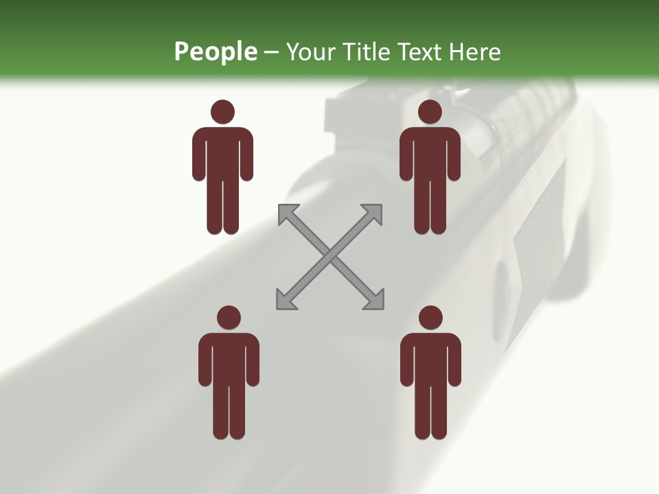 Gun Lens Wooden PowerPoint Template