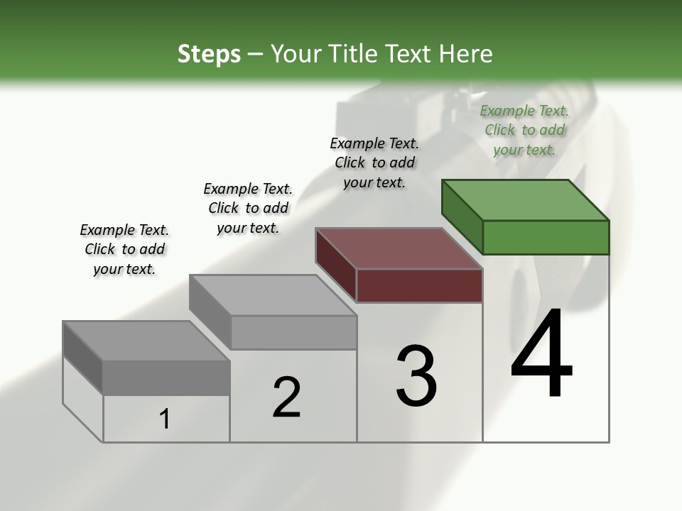 Gun Lens Wooden PowerPoint Template