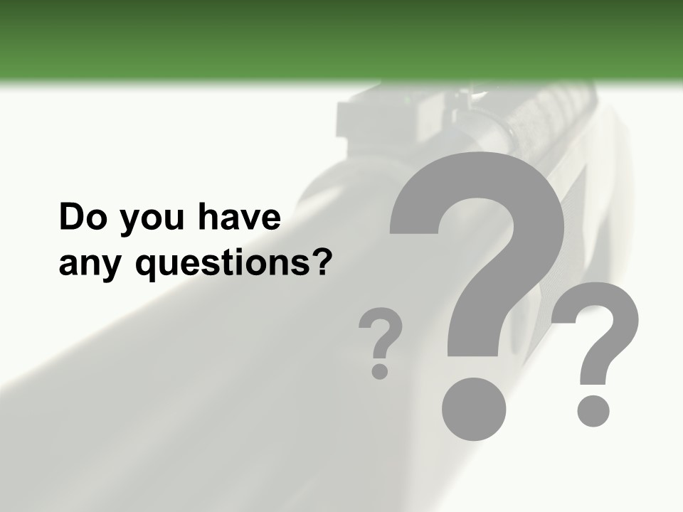 Gun Lens Wooden PowerPoint Template