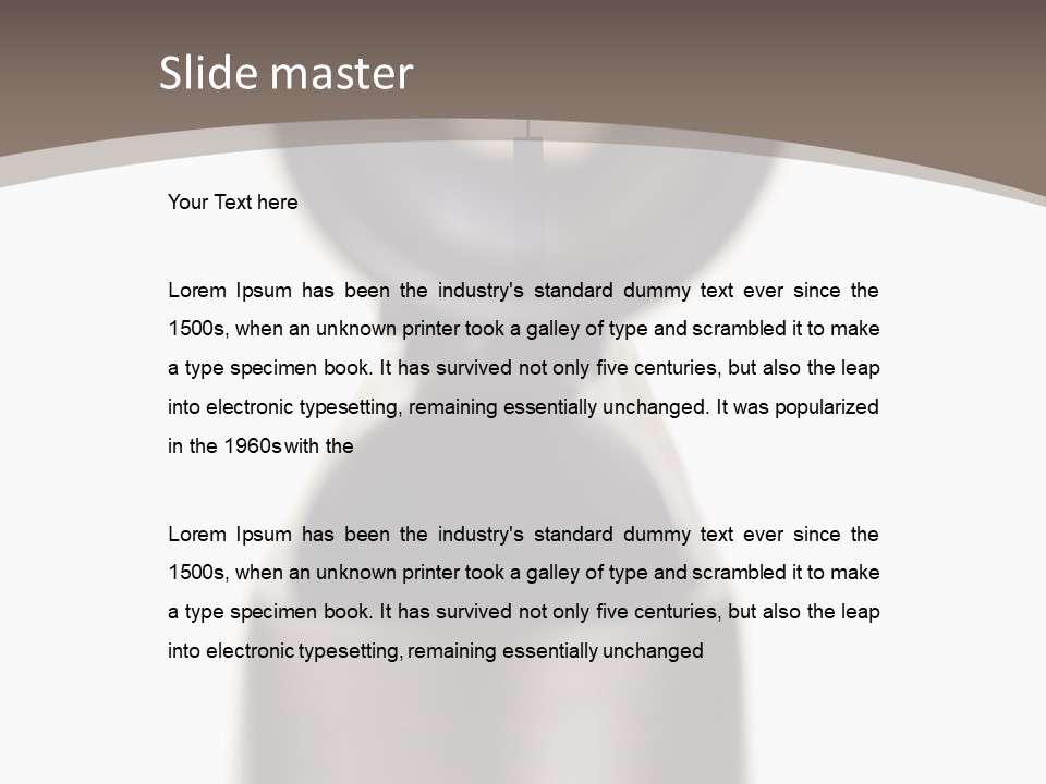 Butt Wooden Sight PowerPoint Template