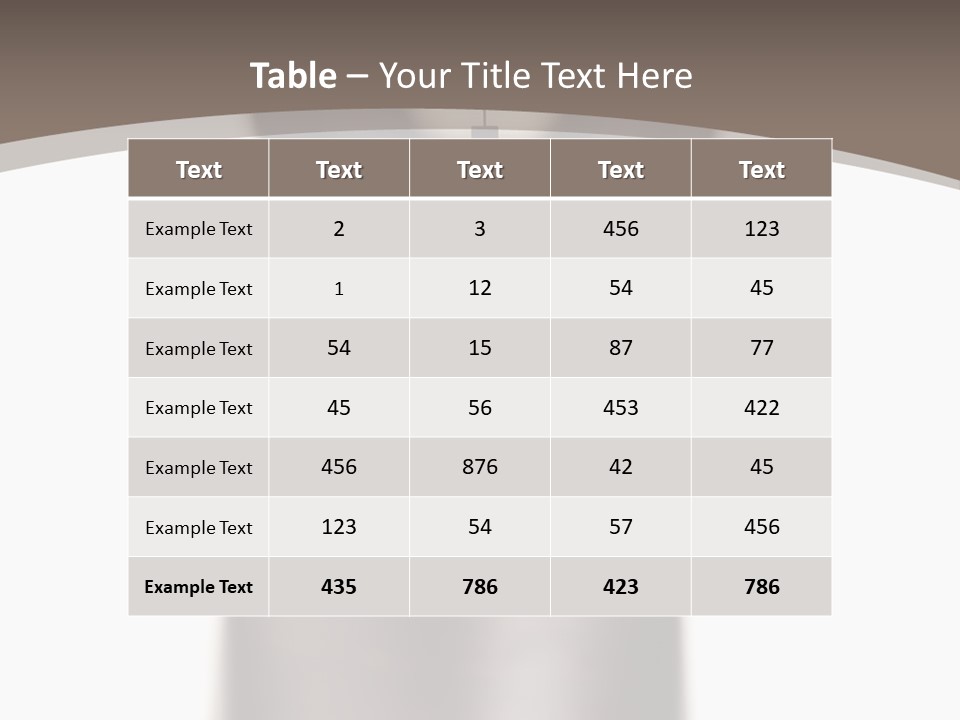 Butt Wooden Sight PowerPoint Template