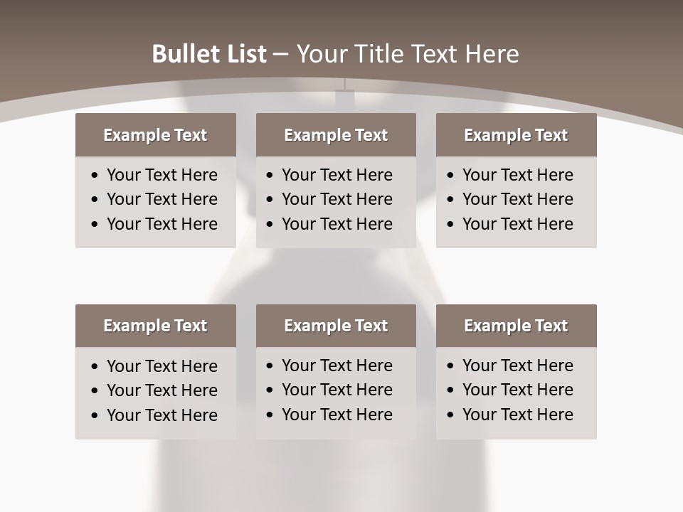Butt Wooden Sight PowerPoint Template