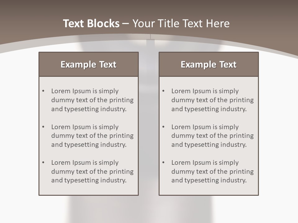 Butt Wooden Sight PowerPoint Template