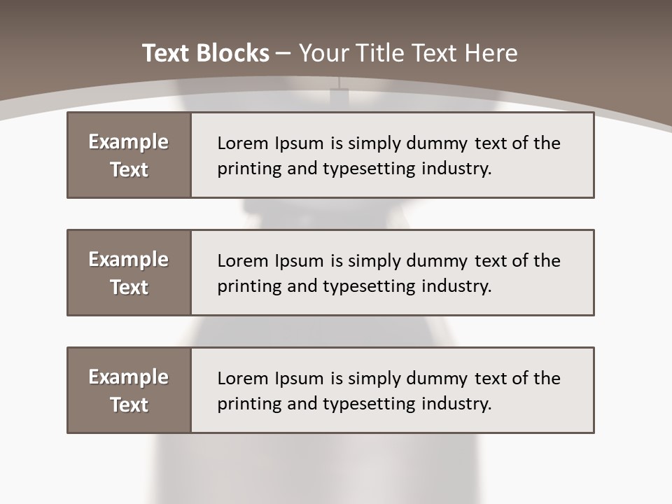 Butt Wooden Sight PowerPoint Template